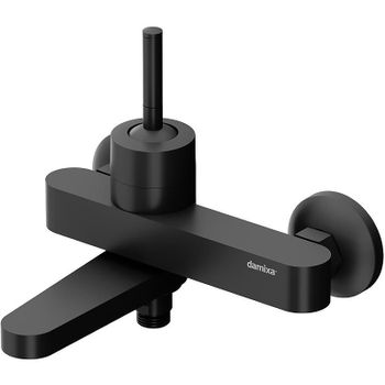 Смеситель для ванны Damixa Arc 291000300 Черный матовый — фото 1, Смеситель для ванны