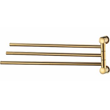 Полотенцедержатель WasserKRAFT K-1033PG поворотный Золото глянцевое — фото 1, Полотенцедержатели