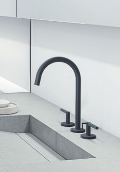 Товар: Смеситель для раковины Kludi Nova Fonte Puristic 201433915 Черный матовый - фото 2 Смеситель для раковины Kludi Nova Fonte Puristic 201433915 Черный матовый — фото 2, Смесители для раковины