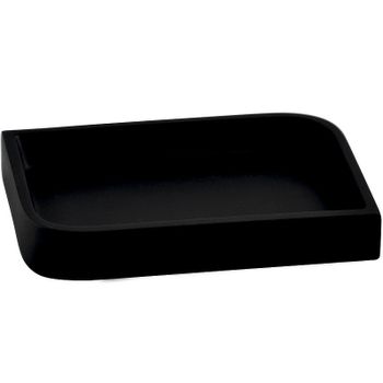 Мыльница WasserKRAFT Elba K-2729 Черная матовая — фото 1, Мыльницы