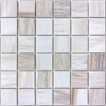 Мозаика Caramelle mosaic Pietrine 7 мм Nuvola rosato POL 30,5x30,5 см — фото 1, Мозаика