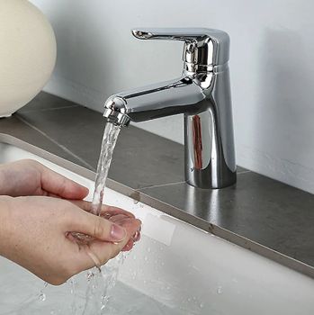 Смеситель для раковины Frap H17 F1017 Хром — фото 6, Смесители для раковины