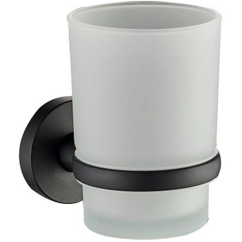 Стакан для зубных щеток D-Lin D210111 Черный матовый — фото 1, Стаканы для зубных щеток