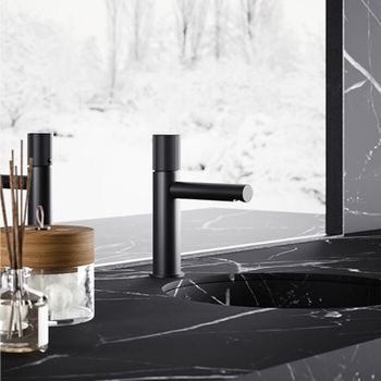 Смеситель для раковины Paffoni Jo JO071NO Черный матовый — фото 2, Смесители для раковины