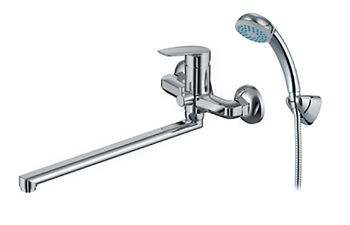 Смеситель для ванны Milardo Niagara NIASBLCM10 универсальный Хром — фото 2, Смеситель для ванны