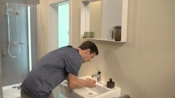 Смеситель для раковины Hansgrohe Logis 71100000 Хром — фото 25, Смесители для раковины