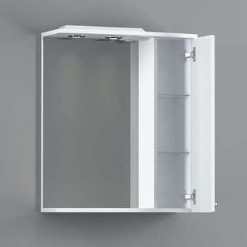 Зеркало со шкафом Damixa RedBlu Palace One 60 M41MPR0601WG с подсветкой Белый — фото 2, Зеркальные шкафы в ванную