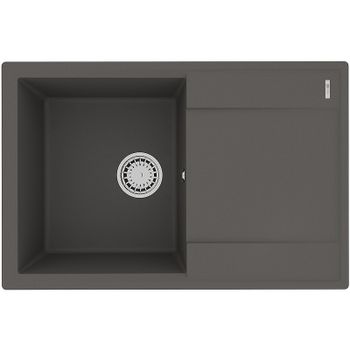 Кухонная мойка Lemark Imandra 760 9910029 Серый шелк — фото 1, Кухонные мойки