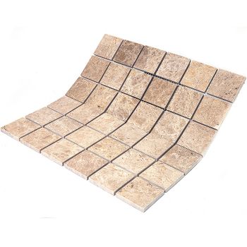 Каменная мозаика Natural Adriatica Emperador Light 7M036-48P 30,5x30,5 см — фото 6, Мозаика