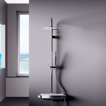 Душевая система Damixa Scandinavian Pure 936780000 Хром — фото 3, Душевые стойки