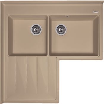 Кухонная мойка Florentina Адрия-960 20.380.L0960.104 Бежевая — фото 1, Кухонные мойки