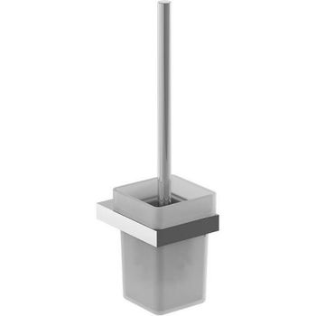 Ершик для унитаза Nofer Corinto 16937.B Хром — фото 1, Ершики для унитаза