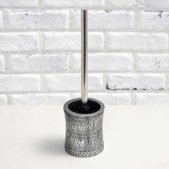 Ершик для унитаза WasserKRAFT Salm K-7627 Серый — фото 2, Ершики для унитаза