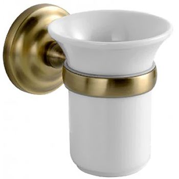 Стакан для зубных щеток Fixsen Retro FX-83806 Бронза — фото 1, Стаканы для зубных щеток