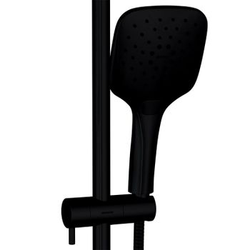 Душевая система Damixa Eclipse 931000300 Черная матовая — фото 2, Душевые стойки