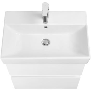 Тумба под раковину Roca Oleta 60 A857639501 подвесная Белая матовая — фото 2, Тумбы под раковину