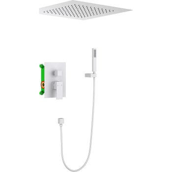 Душевая система Timo Selene SX-2029/16SM Белая матовая — фото 1, Встраиваемые душевые комплекты