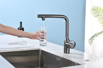 Смеситель для кухни Paulmark Urban Ur213104-NI Никель — фото 8, Смесители для кухни