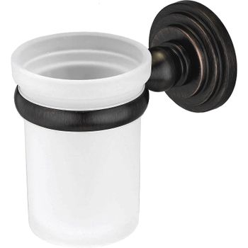 Стакан для зубных щеток WasserKRAFT Isar K-7328 Темная бронза — фото 1, Стаканы для зубных щеток