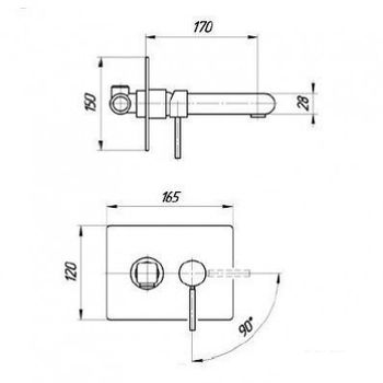 Смеситель для раковины Migliore Stone 19647 Хром — фото 2, Смесители для раковины