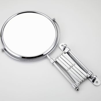 Косметическое зеркало Frap F6408 с увеличением Хром — фото 6, Косметические зеркала