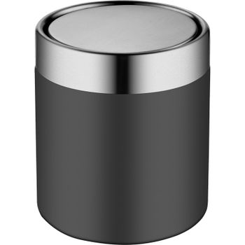 Товар: Ведро для мусора WeltWasser Teddy BL 1,5L 10000003990 Черное матовое - фото 1 Ведро для мусора WeltWasser Teddy BL 1,5L 10000003990 Черное матовое — фото 1, Мусорные ведра