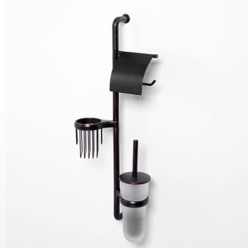 Подвесная стойка WasserKRAFT Isar K-1468 Темная бронза — фото 2, Стойки - набор держателей