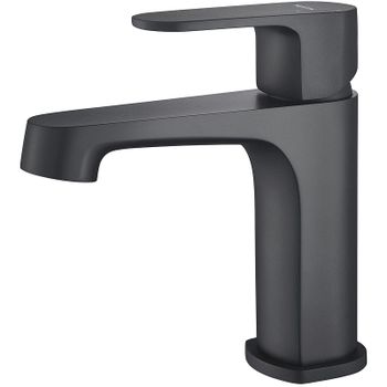 Смеситель для раковины Aquatek Оберон AQ1210MB Черный матовый — фото 1, Смесители для раковины