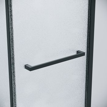 Душевая дверь Grossman Style 110 100.K33.05.110.21.02 профиль Черный матовый стекло шиншилла — фото 9, Раздвижные душевые двери