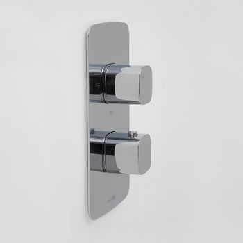 Смеситель для душа WasserKRAFT Naab 8644 Thermo с термостатом Хром — фото 4, Смеситель для душа