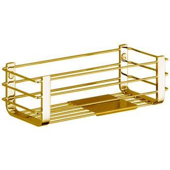 Полка корзина Colombo Design Angolari B9632.OM Золото матовое — фото 1, Полки для ванной и душа