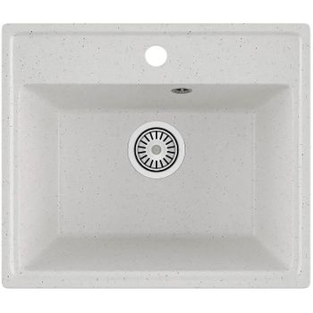 Кухонная мойка Maretti Kitchen KT490-WH Белая — фото 1, Кухонные мойки