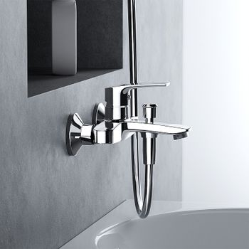 Смеситель для ванны Damixa Eclipse 2.0 481000000 Хром — фото 3, Смеситель для ванны