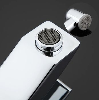 Смеситель для раковины Gappo G07 G1207 с гигиеническим душем Хром — фото 5, Смесители для раковины