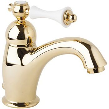 Смеситель для раковины Cezares Margot MARGOT-LSM1-03/24-Bi Золото 24 карат — фото 1, Смесители для раковины