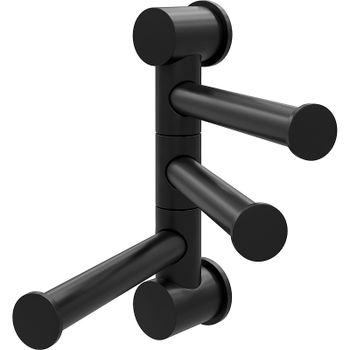 Полотенцедержатель WasserKRAFT K-1053B поворотный Черный — фото 1, Полотенцедержатели