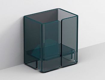 Контейнер для хранения Sonia Luce 182510 Черный матовый — фото 2, Органайзеры для ванной