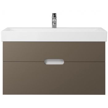 Тумба под раковину Creto Malibu 100 7-1079Cap подвесная Capuchino — фото 1, Тумбы под раковину