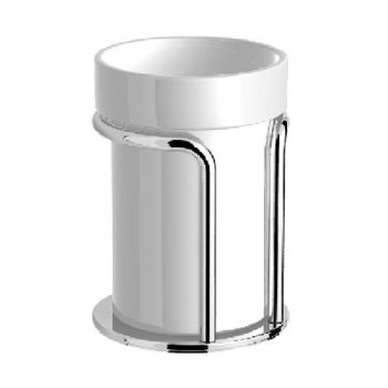 Стакан для зубных щеток Langberger Alster 10913A Хром — фото 1, Стаканы для зубных щеток