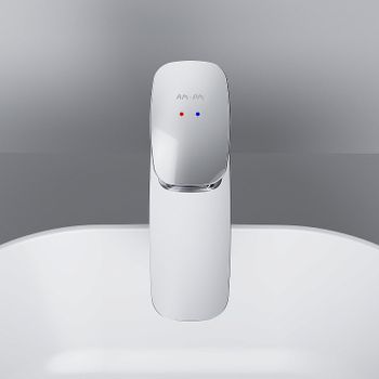 Смеситель для раковины AM.PM Spirit V2.0 F70A92200 с донным клапаном Хром — фото 5, Смесители для раковины