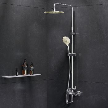 Душевая система AM.PM Like F0780964 Хром — фото 15, Душевые стойки