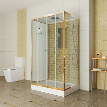 Душевая кабина Niagara Luxe 120x90 NG-7772QG без гидромассажа — фото 1, Душевые кабины