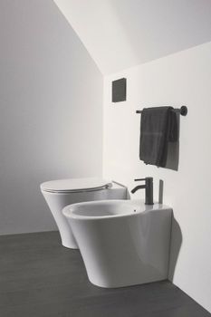 Смеситель для биде Ideal Standard Ceraline BC197XG Черный шелк — фото 5, Смесители для биде