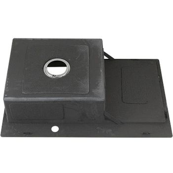 Кухонная мойка Fabia 80х50 80503L Сатин — фото 3, Кухонные мойки