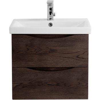 Тумба под раковину BelBagno Marino-Cer 60 MARINO-CER-600-2C-SO-RNG-P подвесная Rovere Nature Grigio — фото 1, Тумбы под раковину