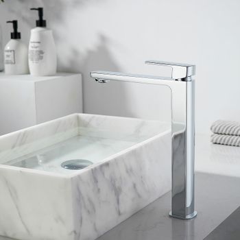 Смеситель для раковины Vincea Next VBF-1N2CH Хром — фото 7, Смесители для раковины