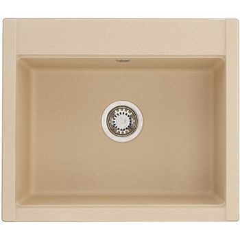 Кухонная мойка Aquaton Делия 60 1A715232LD260 Латте — фото 1, Кухонные мойки