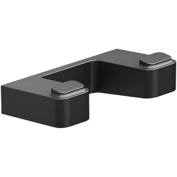 Двойной крючок Ravak 10° X07P554 Черный матовый — фото 1, Крючки для полотенец