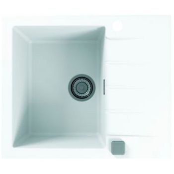 Кухонная мойка Alveus Granital Cadit 10 Arctic G11 590x500 1132017 Белая — фото 1, Кухонные мойки