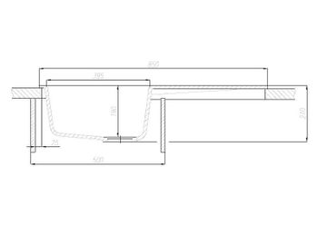 Кухонная мойка Aquaton Верона 86 1A710032VR240 Жемчуг — фото 8, Кухонные мойки